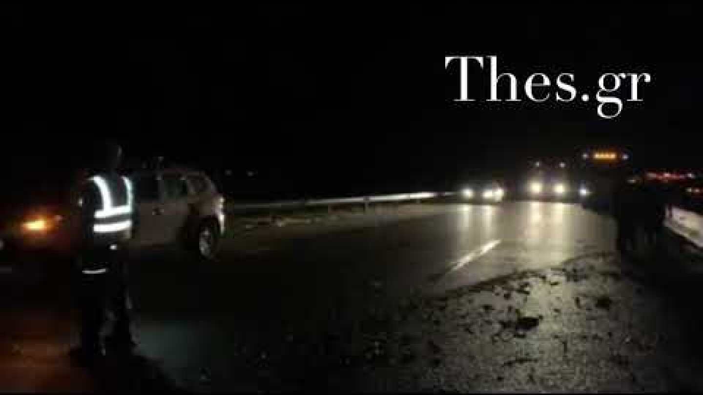 Κακοκαιρία Μπάλλος : Έκλεισε η Εγνατία Οδός στη Ρεντίνα