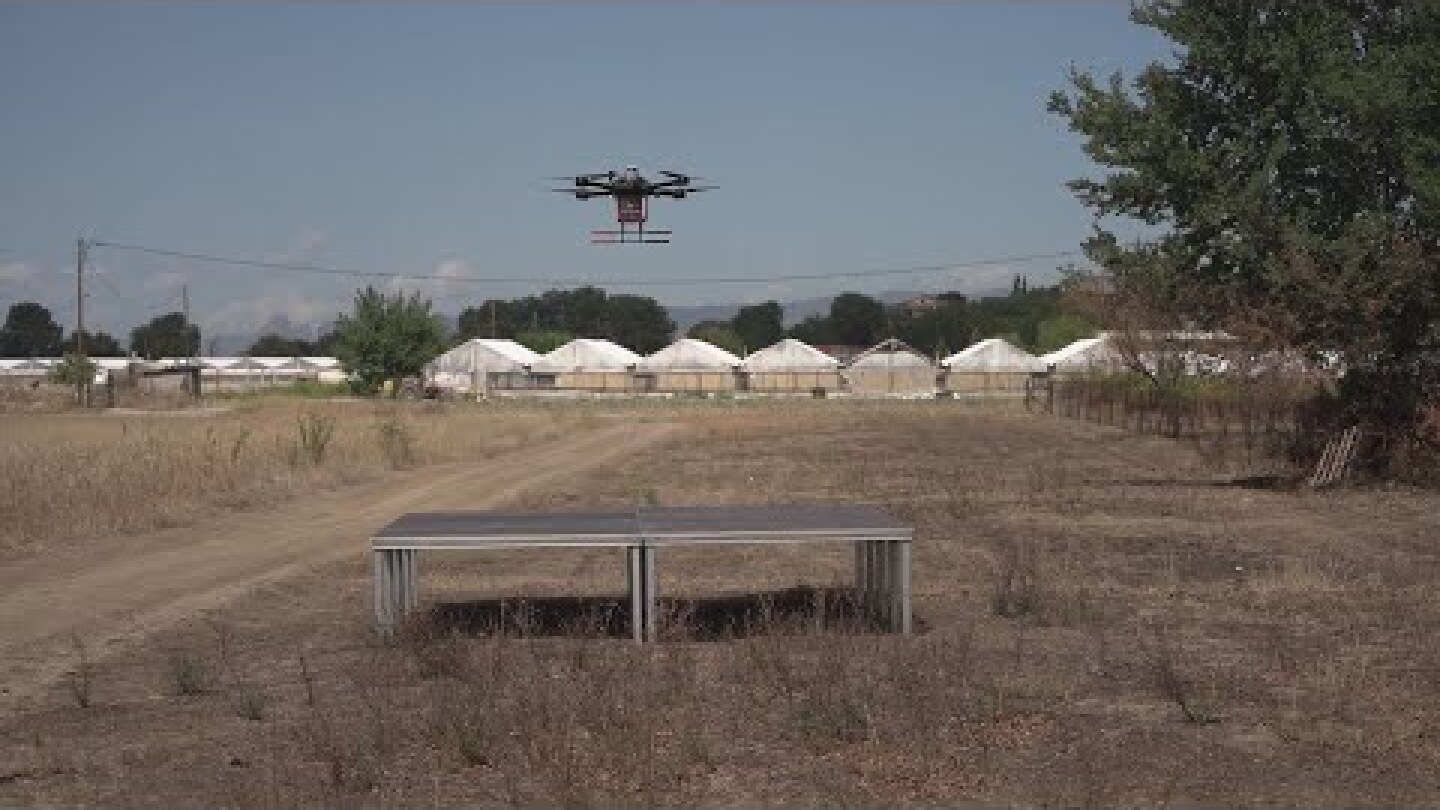 Τρίκαλα: Με drone η μεταφορά φαρμάκων στα χωριά