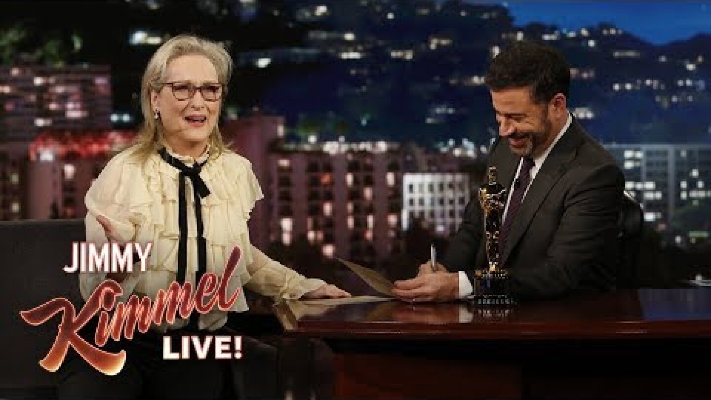 Meryl Streep Fails Oscar Quiz About Herself