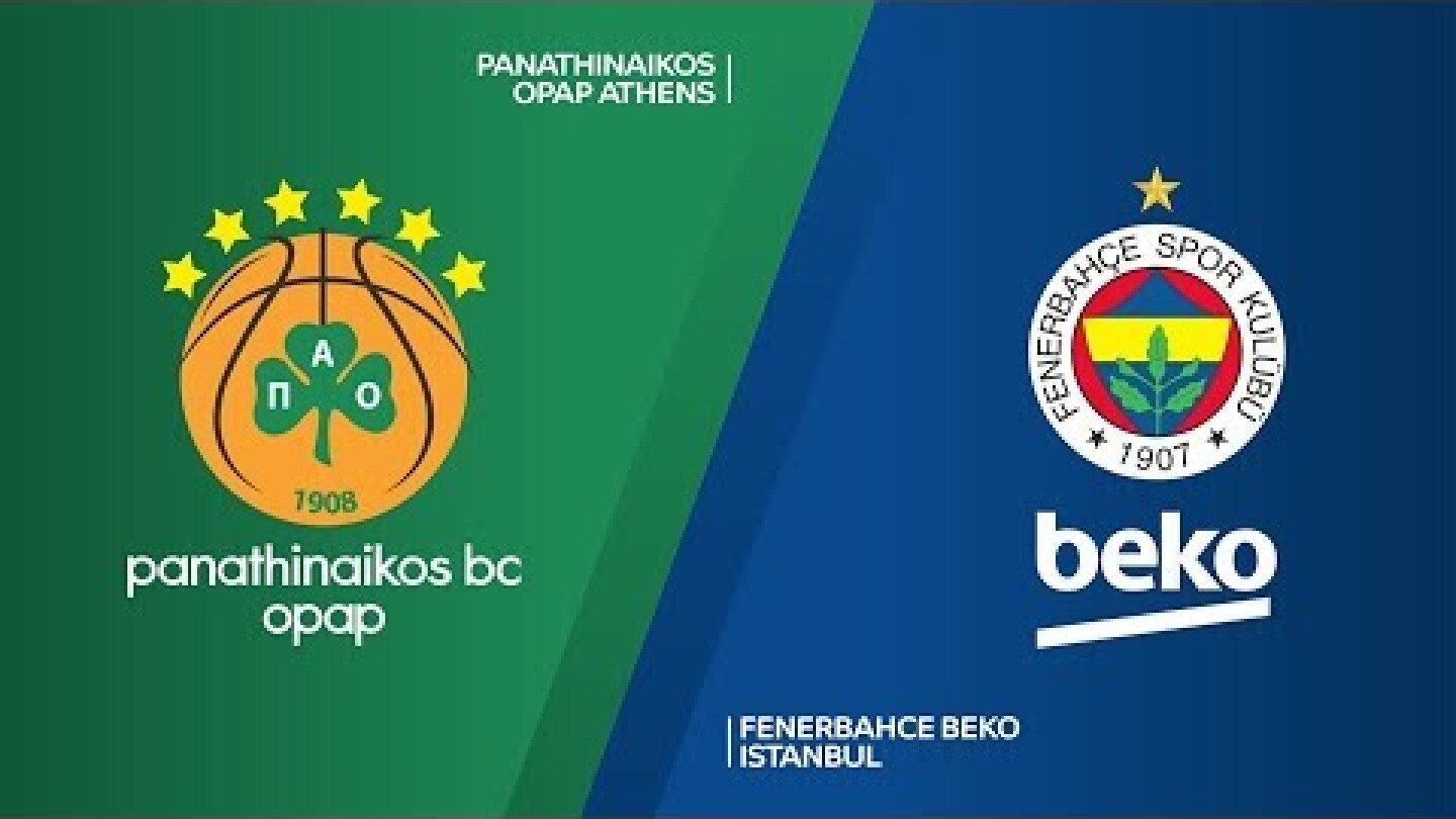 Panathinaikos OPAP Athens - Fenerbahce Beko Istanbul Highlights | EuroLeague, RS Round 14