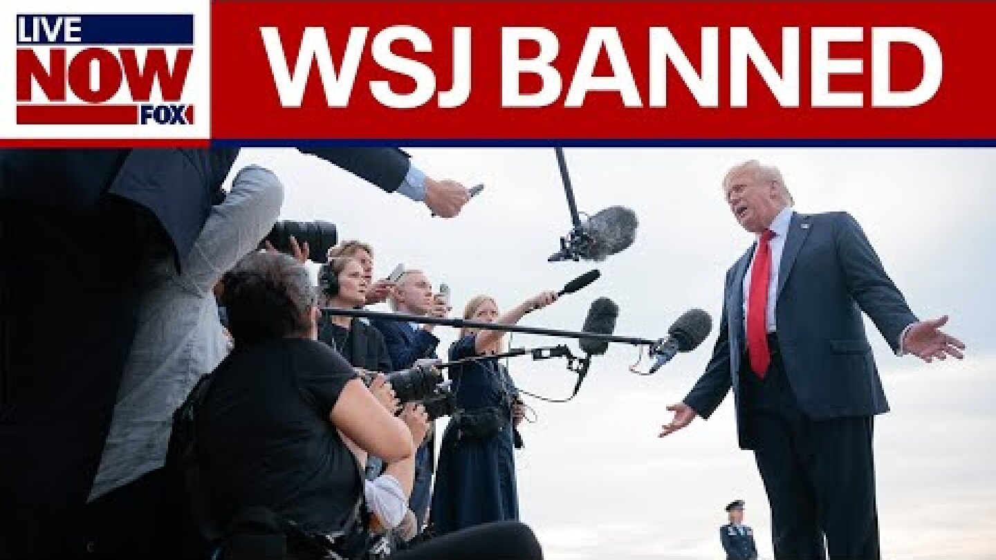 White House bans WSJ from press pool on Trump trip over Epstein report