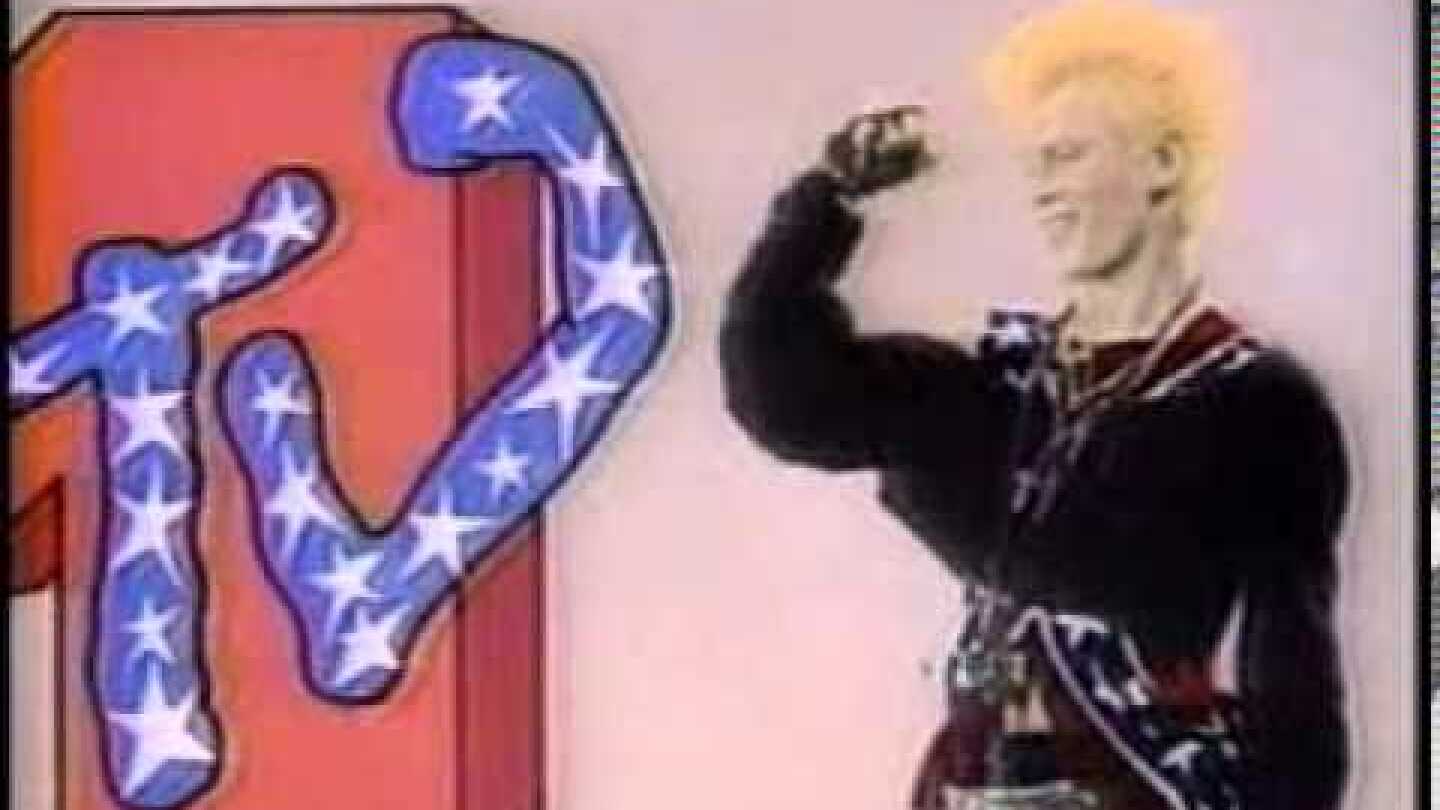 I Want My MTV Commercial feat Billy Idol, Cyndi Lauper and David Bowie
