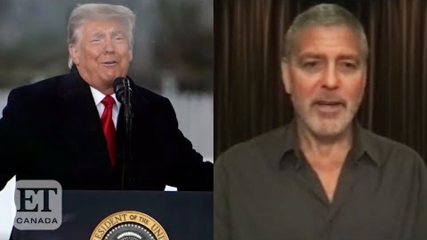 George Clooney Says Trump Belongs In 'Dustbin'