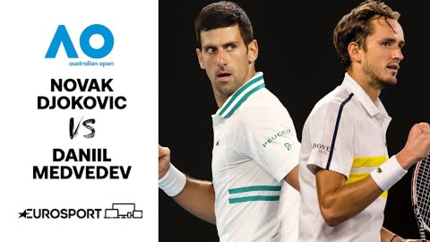 Novak Djokovic v Daniil Medvedev  | Australian Open 2021 - Highlights | Tennis | Eurosport