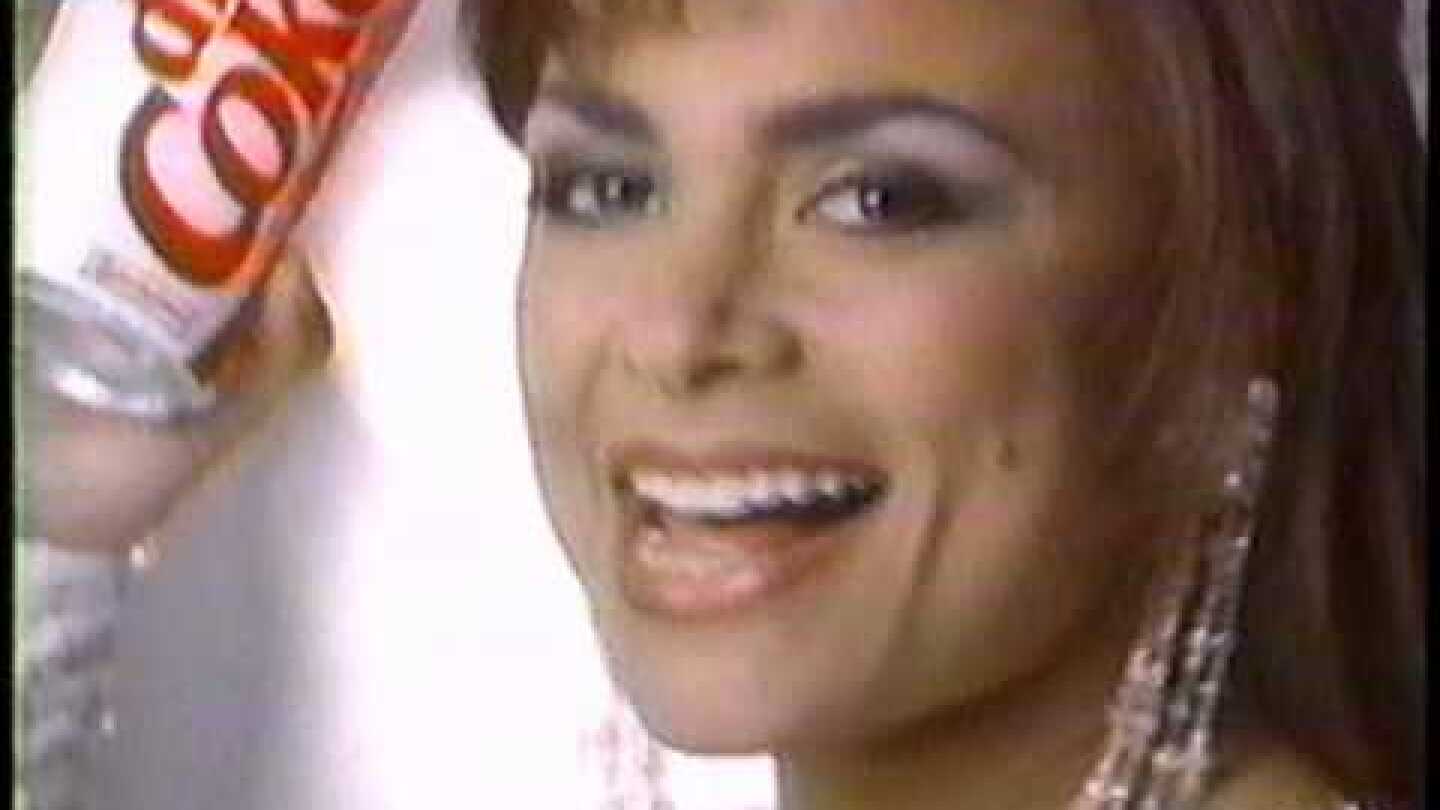 Paula Abdul in 1991 Diet Coke Commercial