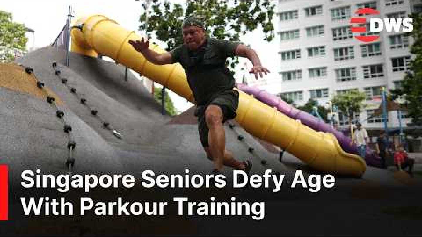 Viral Parkour Classes Help Singapore Seniors Stay Strong Active And Fearless | DWS News | AR14
