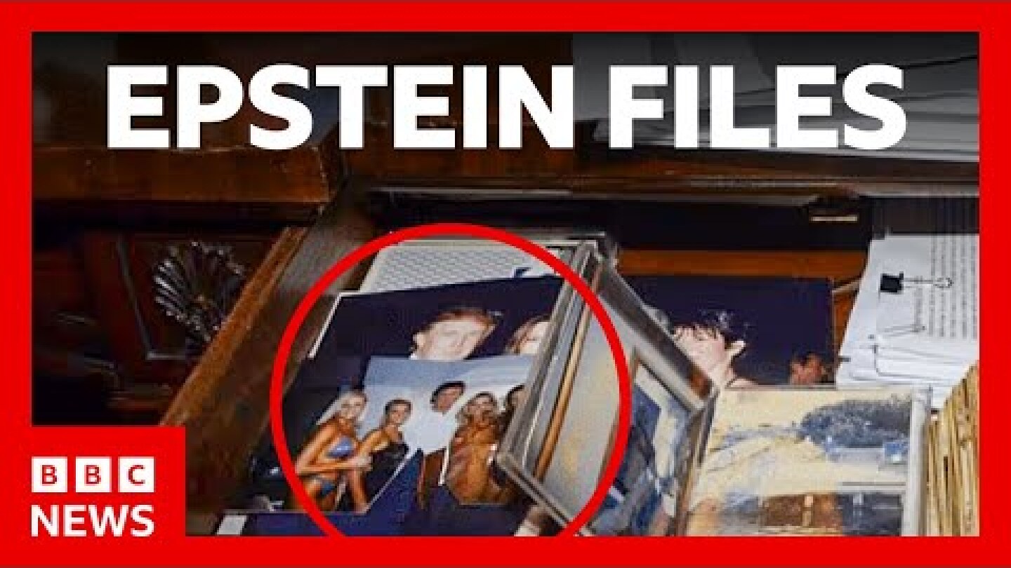 Image in Epstein files that features Donald Trump reinstated after backlash | BBC News