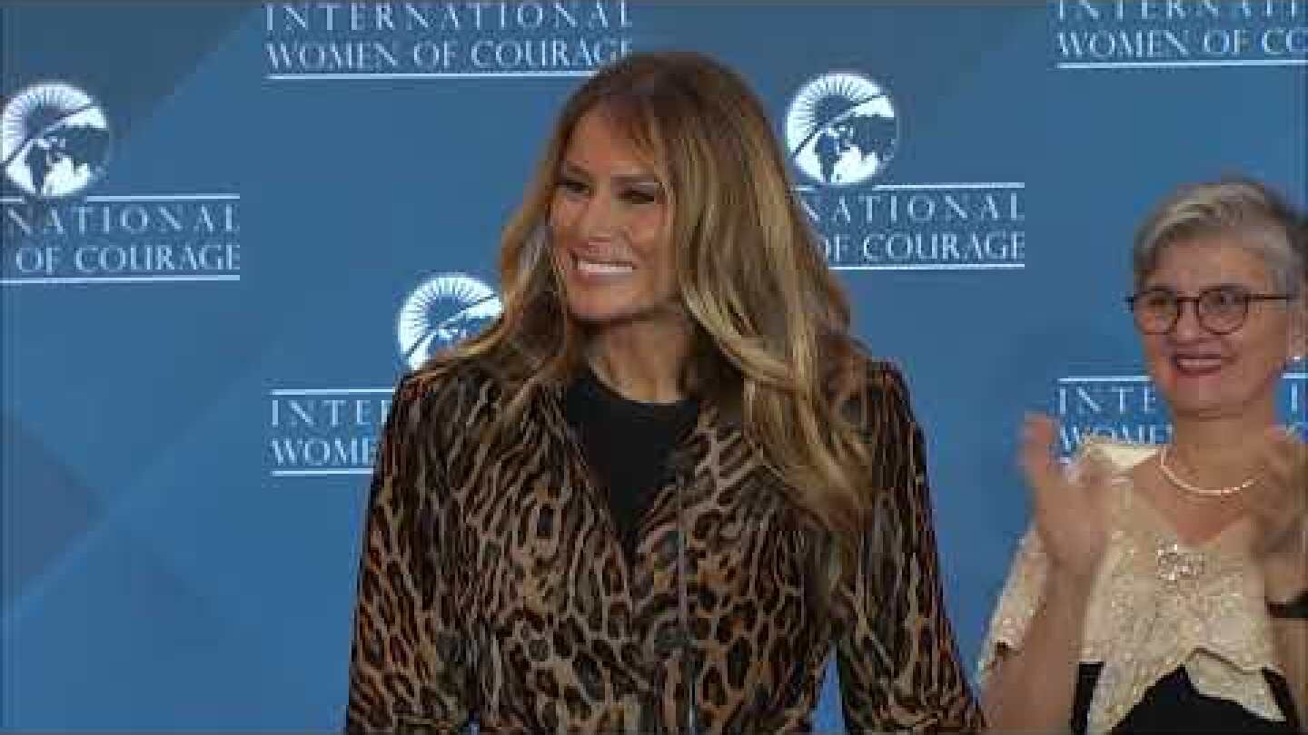 First Lady Melania Trump Delivers Remarks at the 19th International Women of Courage Awards Ceremony