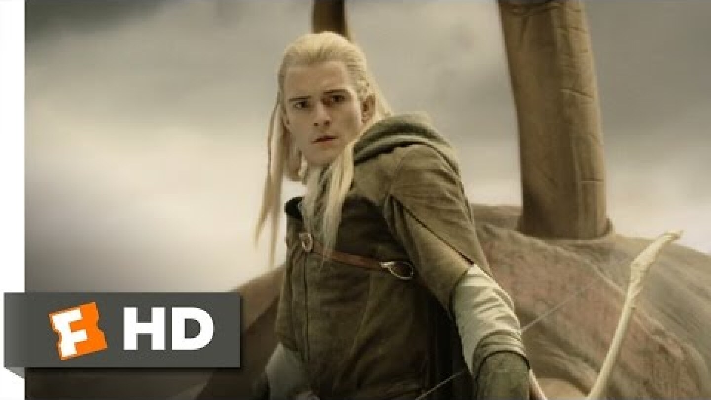Legolas Slays the Oliphaunt (6/9) - The Lord of the Rings: The Return of the King Movie (2003) - HD