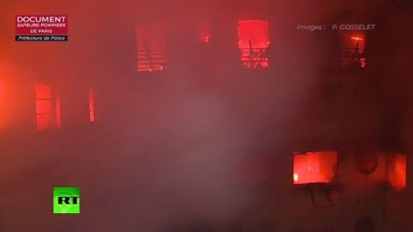 Deadly fire engulfs residential building in Paris