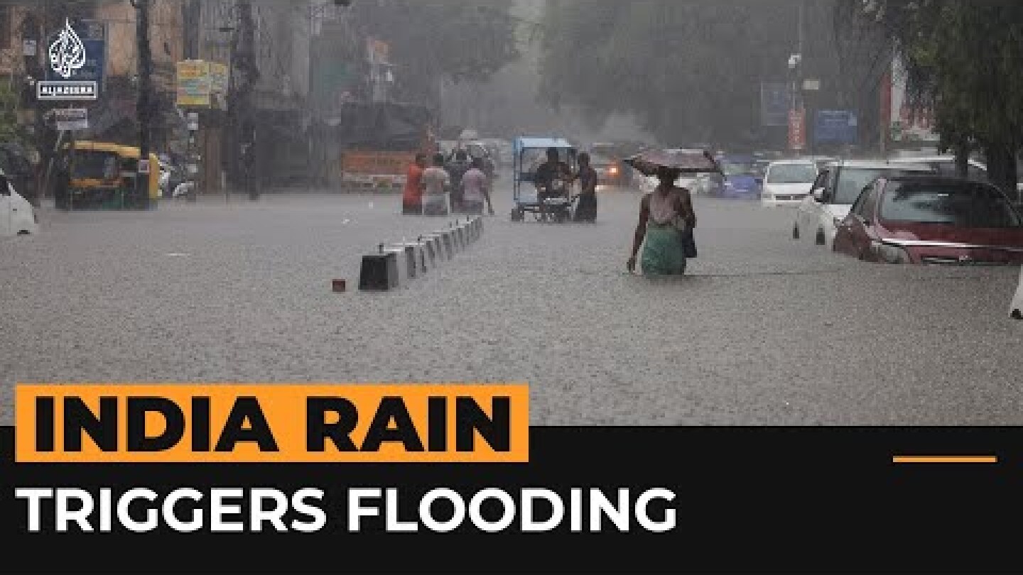 Heavy rain triggers flooding in India | Al Jazeera Newsfeed