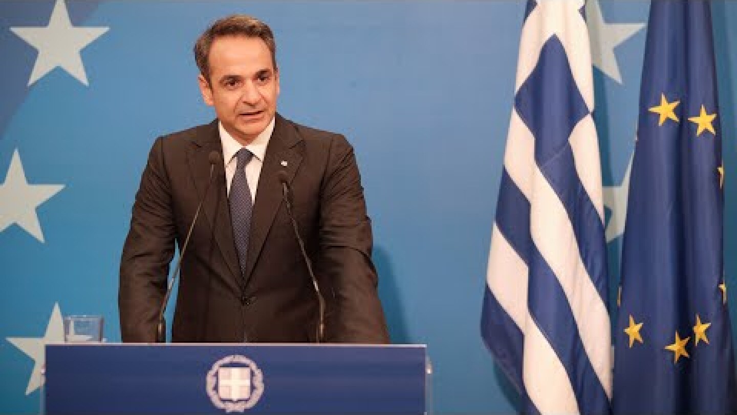 Συνέντευξη Τύπου Κ. Μητσοτάκη μετά την ολοκλήρωση των εργασιών του Ευρωπαϊκού Συμβουλίου