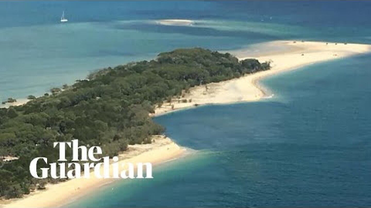 Sinkhole opens up on Queensland beach