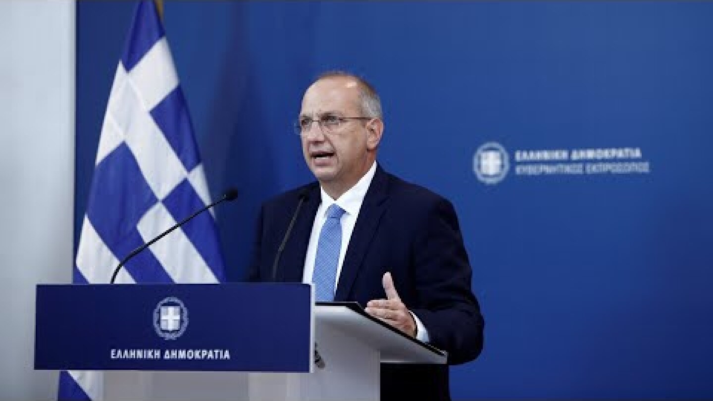 Eνημέρωση πολιτικών συντακτών από τον Κυβερνητικό Εκπρόσωπο Γιάννη Οικονόμου