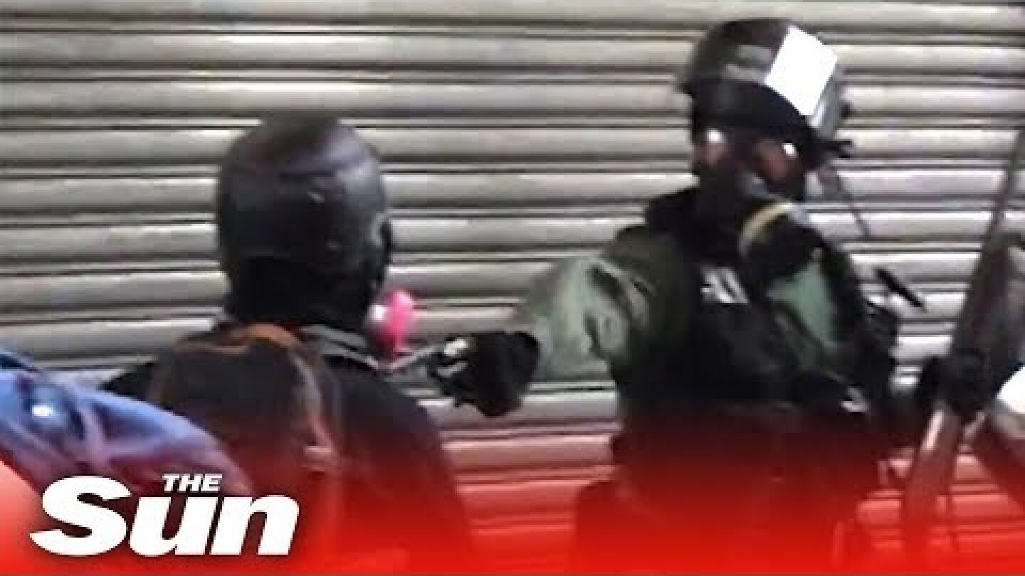 Hong Kong activists claim police shot a protestor in chest