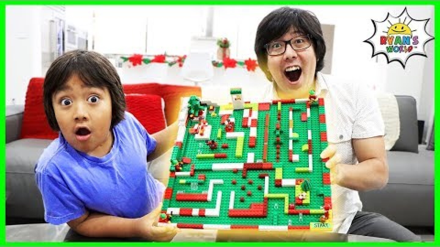 How to Make DIY Lego Maze Christmas Edition!!!!