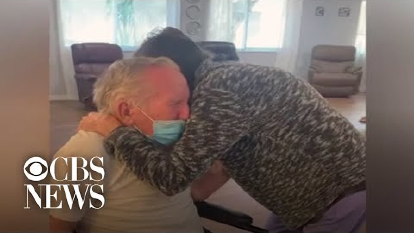 Couple married for 60 years emotionally reunites after 215 days apart