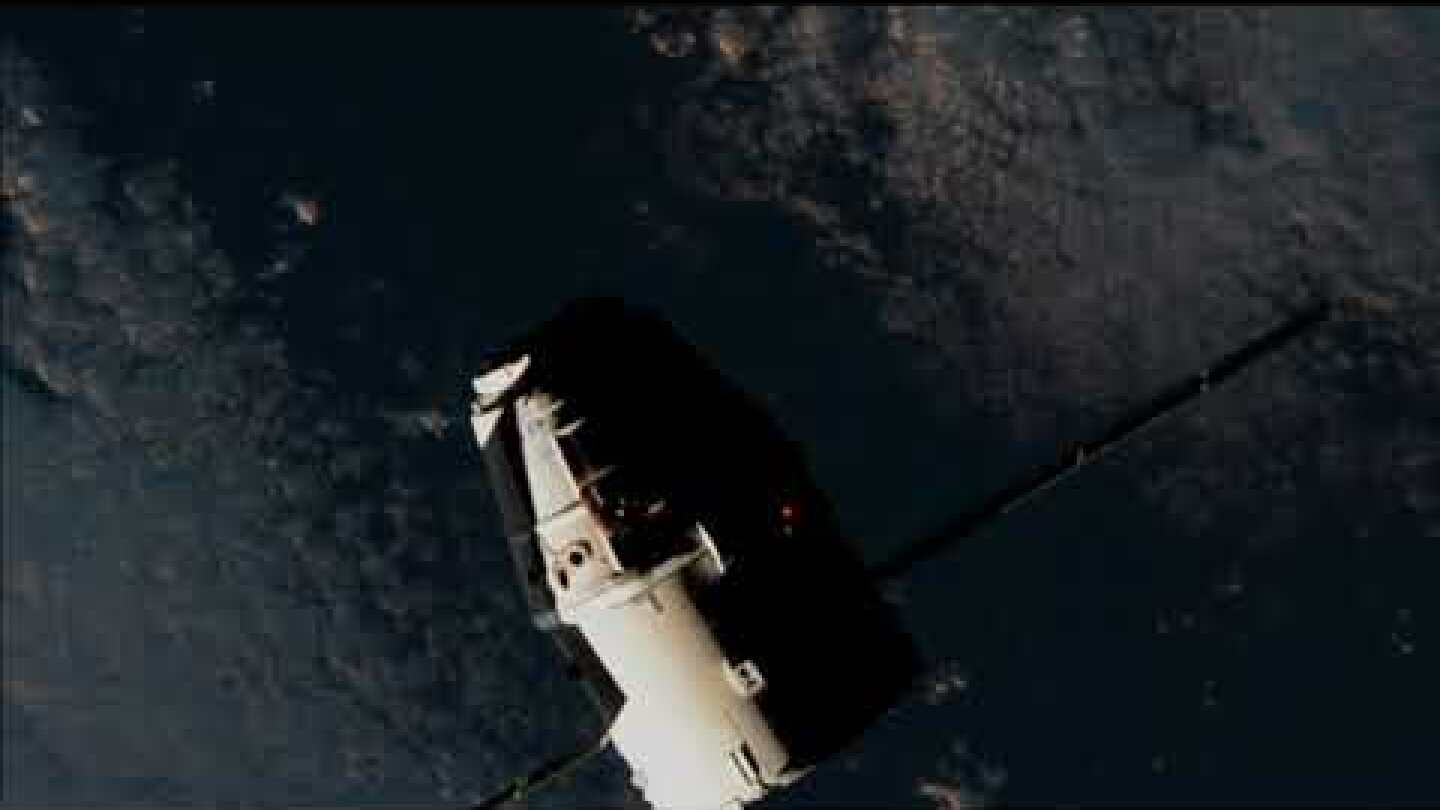 U.S. Commercial Cargo Ship Arrives at the Space Station