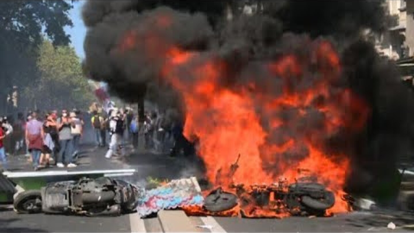 Marche pour le climat : des incidents à Paris (1/2) | AFP Images