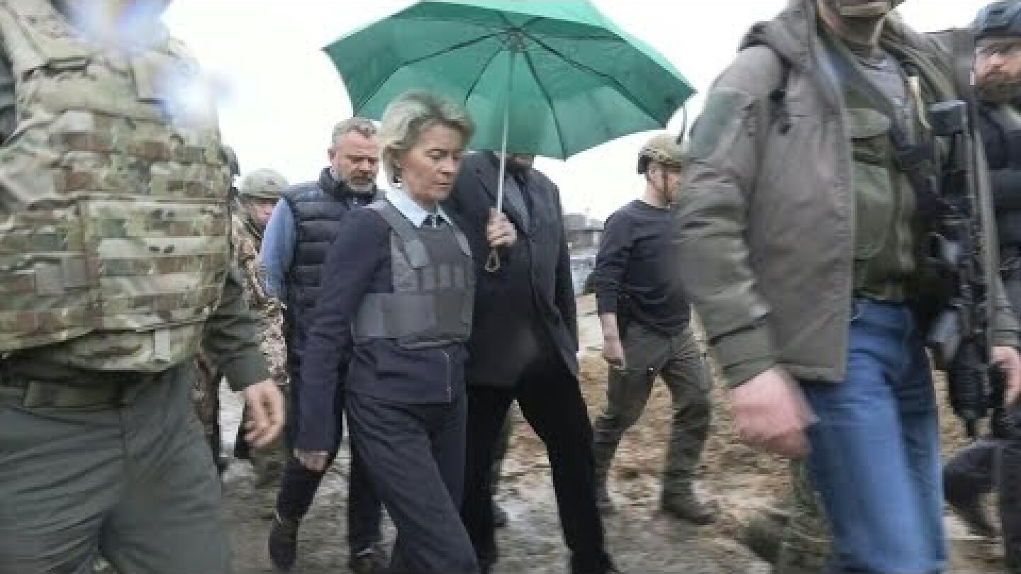 Ukraine: Ursula von der Leyen à Boutcha | AFP
