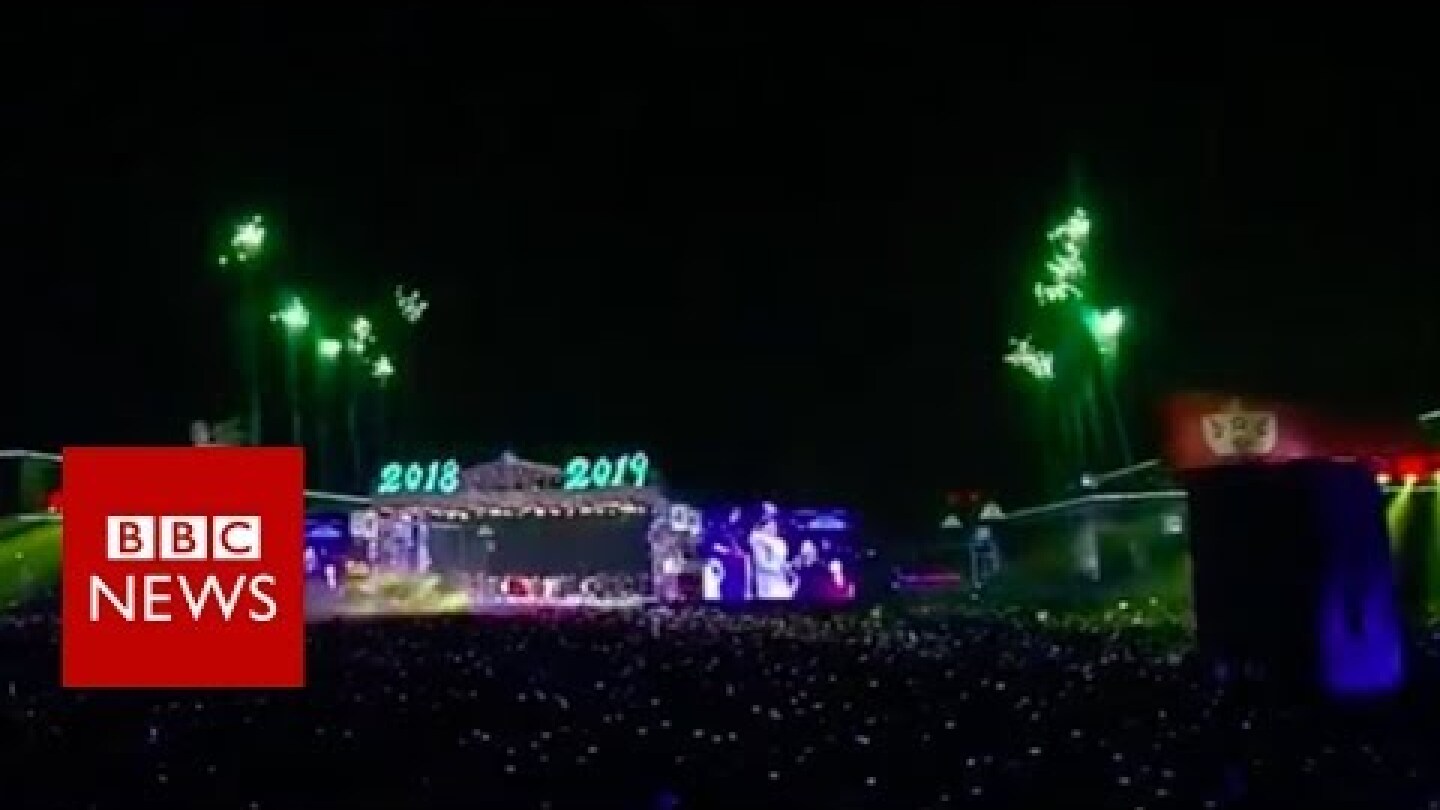 New Year Celebrations: Japan and North Korea welcome in 2019  - BBC News