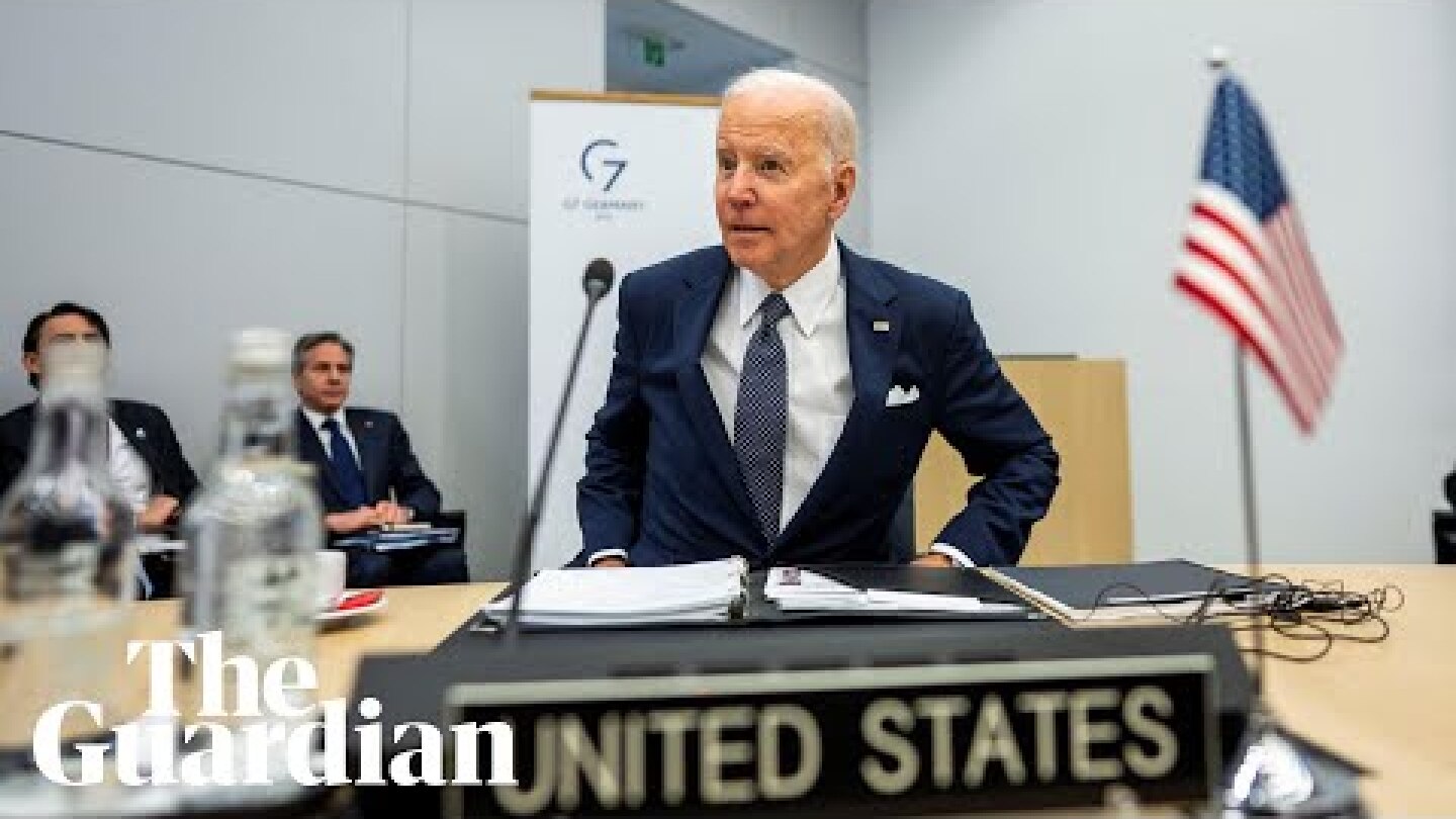 Joe Biden gives newser after meeting with Nato leaders – watch live