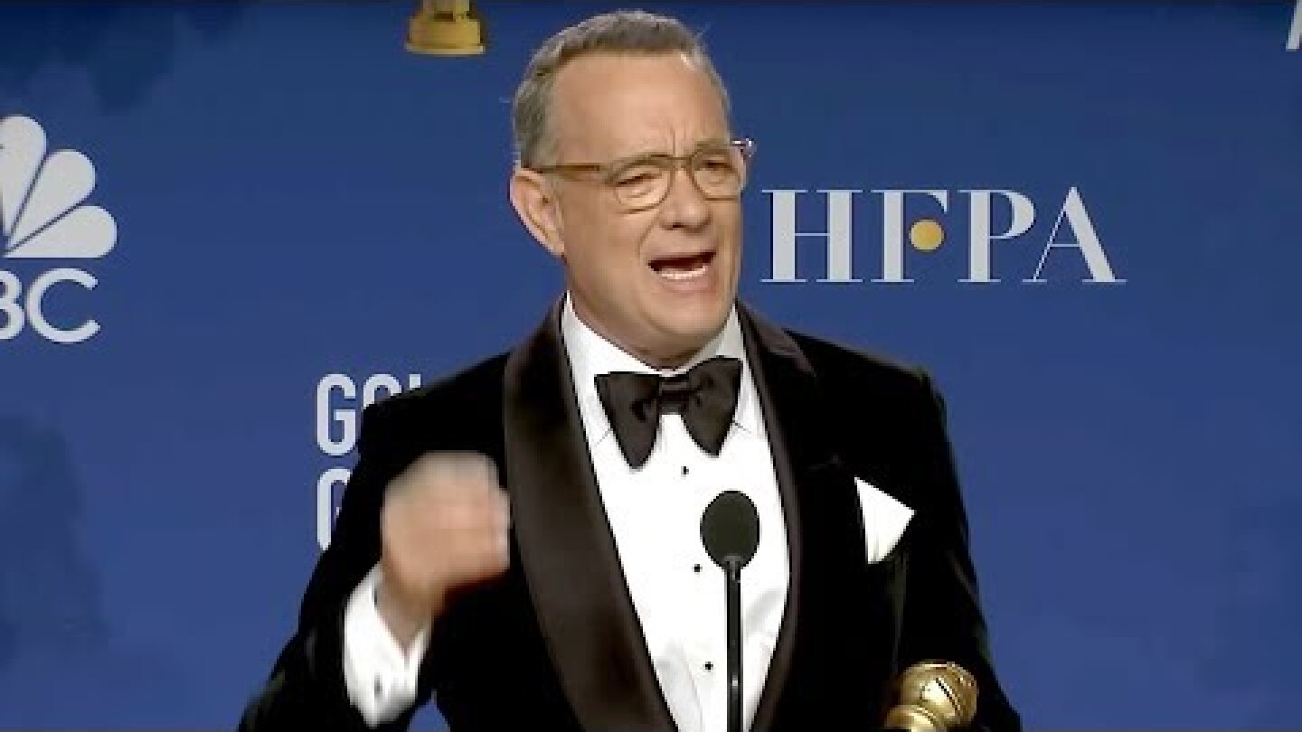 Tom Hanks - Cecil B. DeMille Award | Golden Globes 2020 Full Backstage Interview