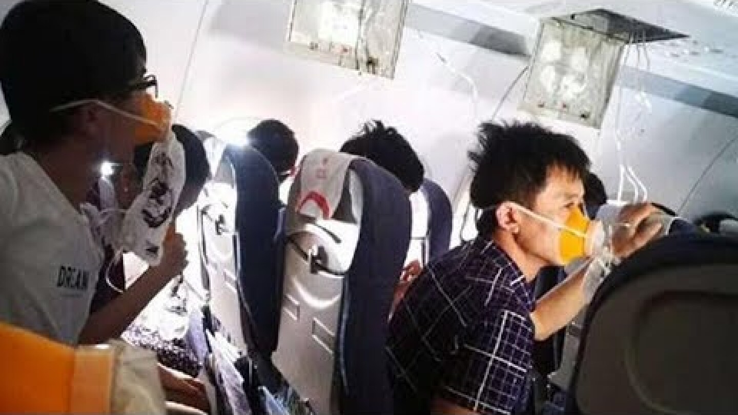 Two injured after plane was forced to land due to broken cockpit windshield