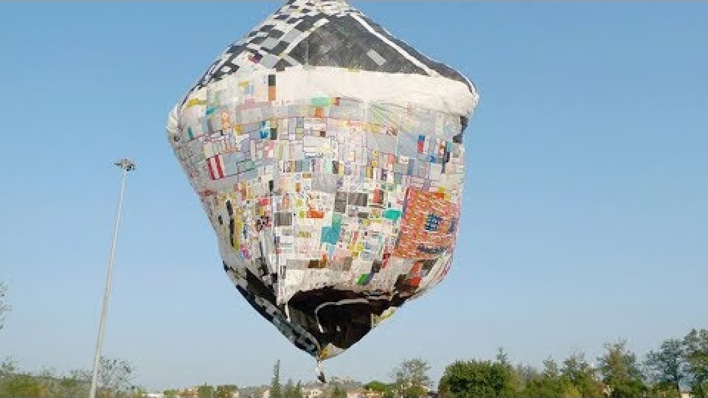 Your plastic bags might be part of this levitating installation