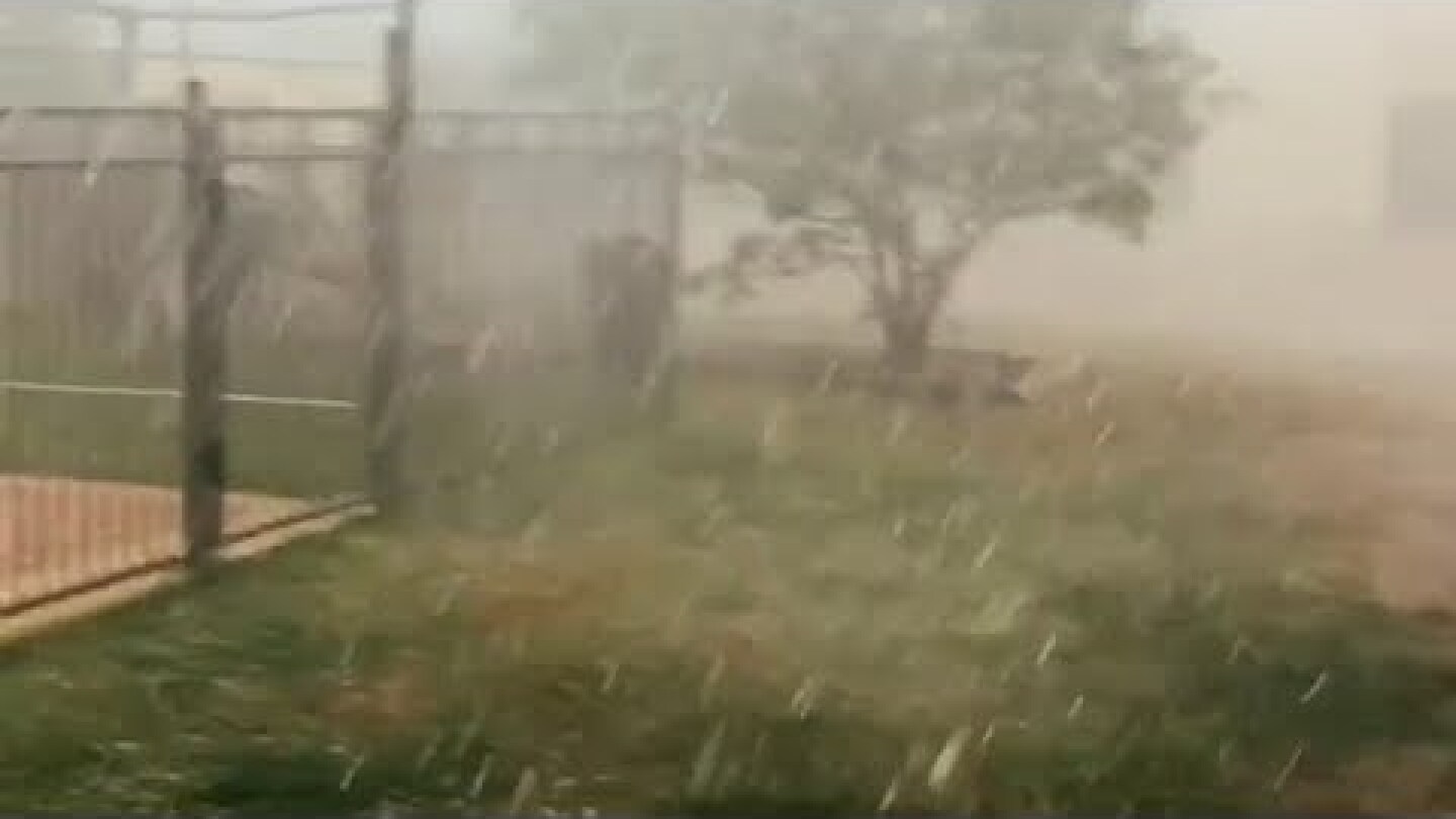 Huge Hail Storm wreak damage in Queensland, Australia (Oct 11, 2018)