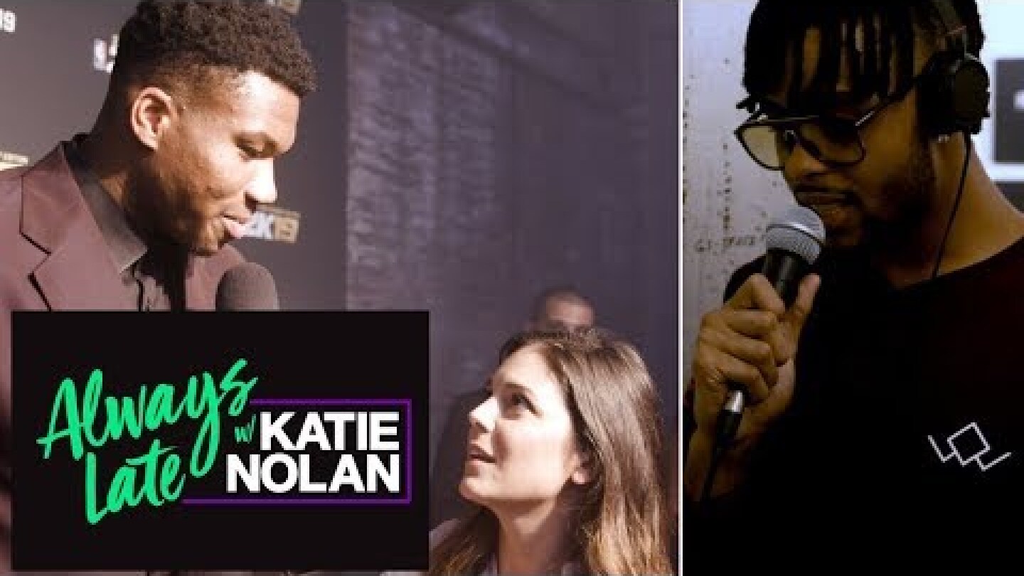 Katie Nolan gets help from NBA stars to prank Giannis, fans | Always Late with Katie Nolan | ESPN