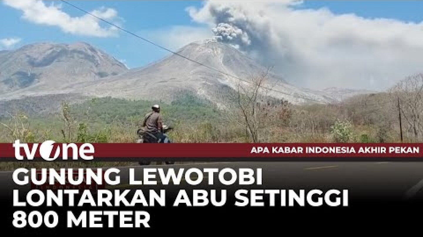 Gunung Lewotobi Laki-laki Kembali Meletus | AKAP tvOne