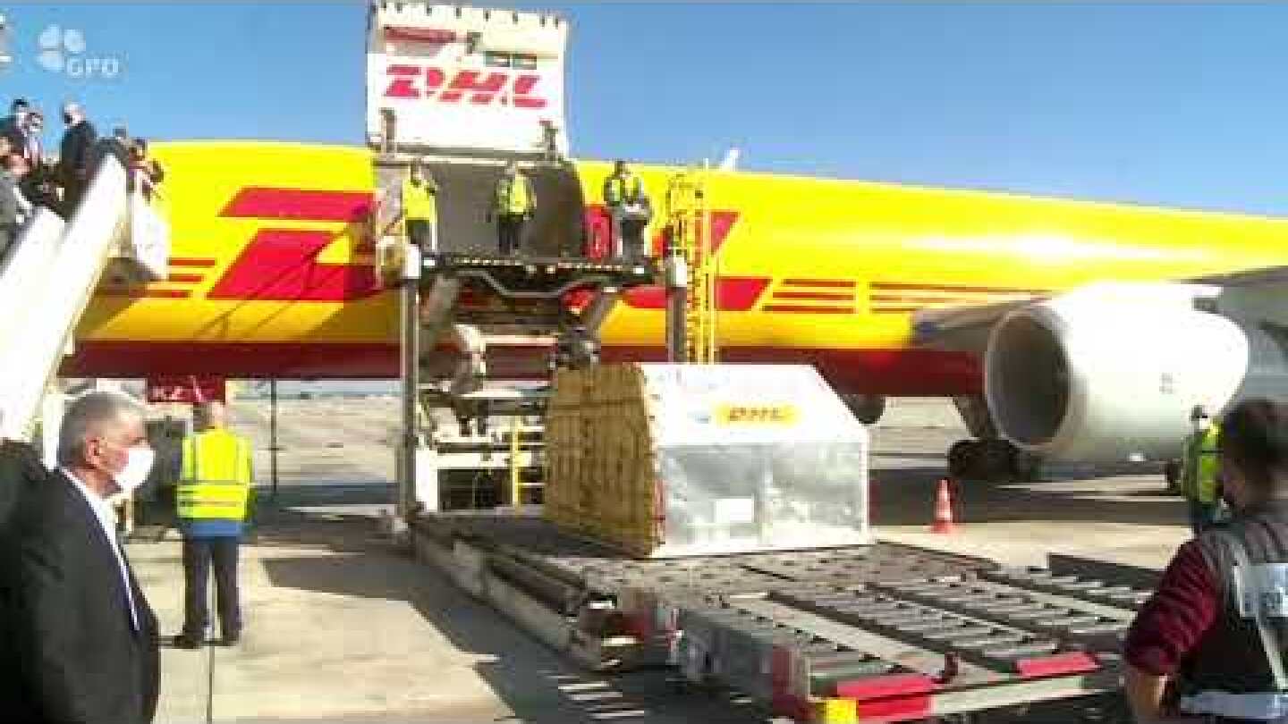 שידור חי! דברי רה"מ נתניהו עם נחיתת המטוס הראשון עם משלוח החיסונים של "פייזר" נגד נגיף הקורונה