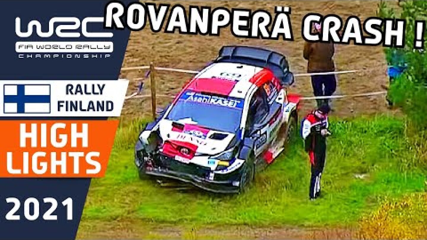 WRC Rally Highlights and CRASHES Day 2 Morning : Secto Rally Finland 2021