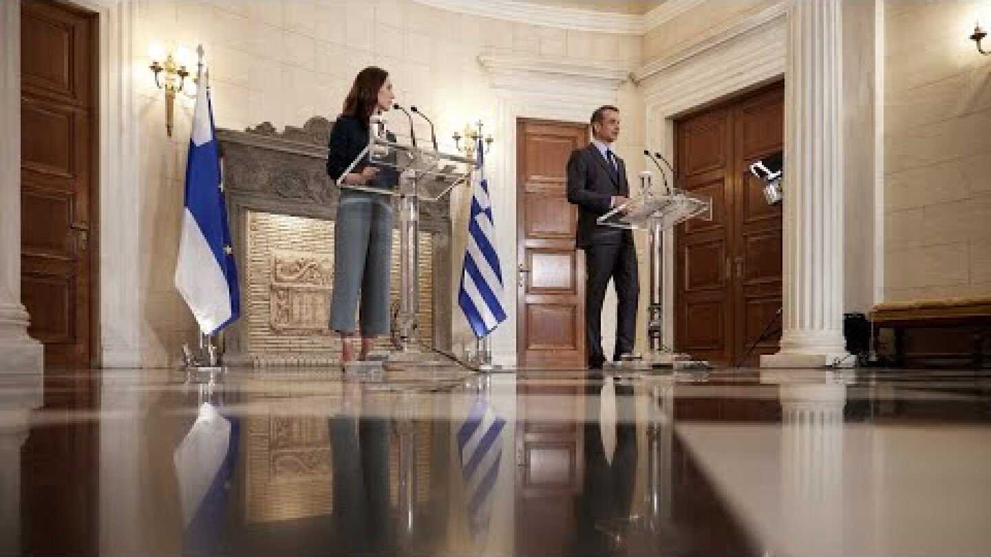 Κοινές δηλώσεις Κυριάκου Μητσοτάκη - Sanna Marin