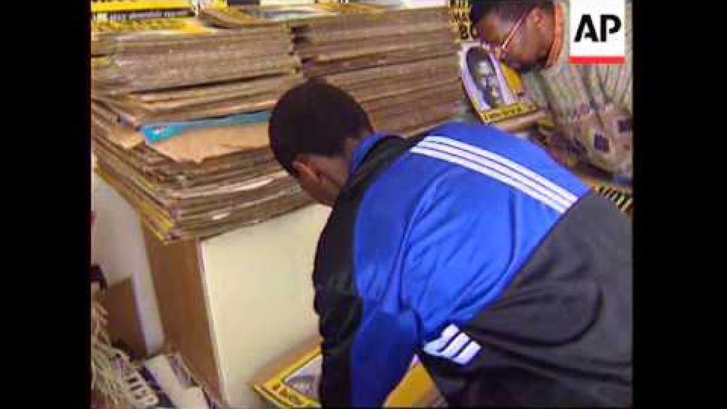 SOUTH AFRICA: PRESIDENT MANDELA ELECTION CAMPAIGN