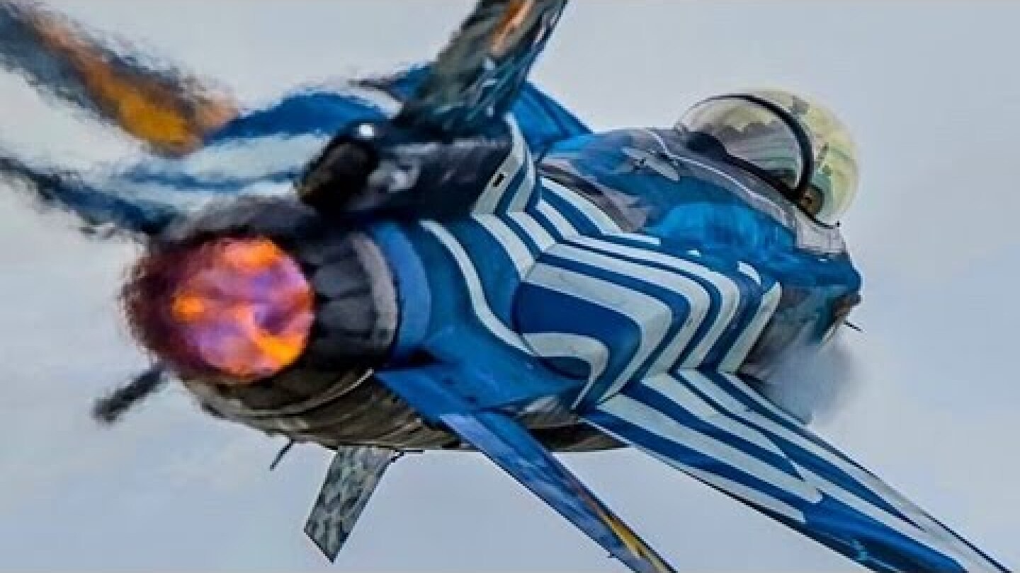 "ZEUS" F-16 Aerobatic Airshow Display - Hellenic Airforce - Athens Flying Week