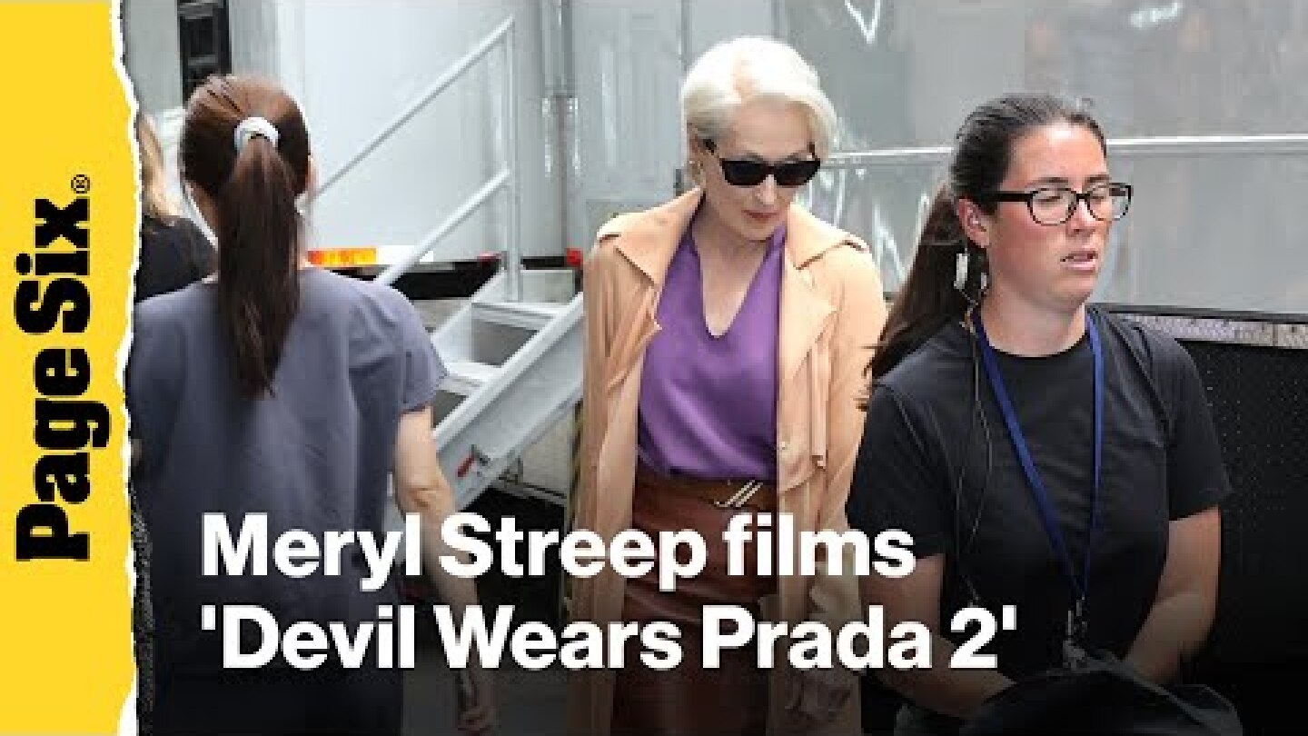 Get your FIRST LOOK at Meryl Streep in 'Devil Wears Prada 2'