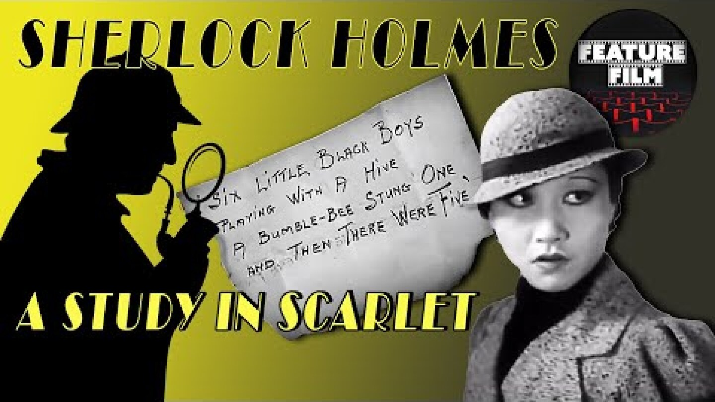 SHERLOCK HOLMES: A Study in Scarlet (1933) | FULL MOVIE | Reginald Owen in classic mystery movie