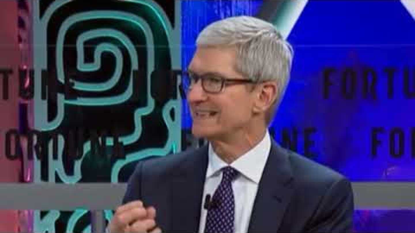 Tim Cook explains why Apple manufactures products in China