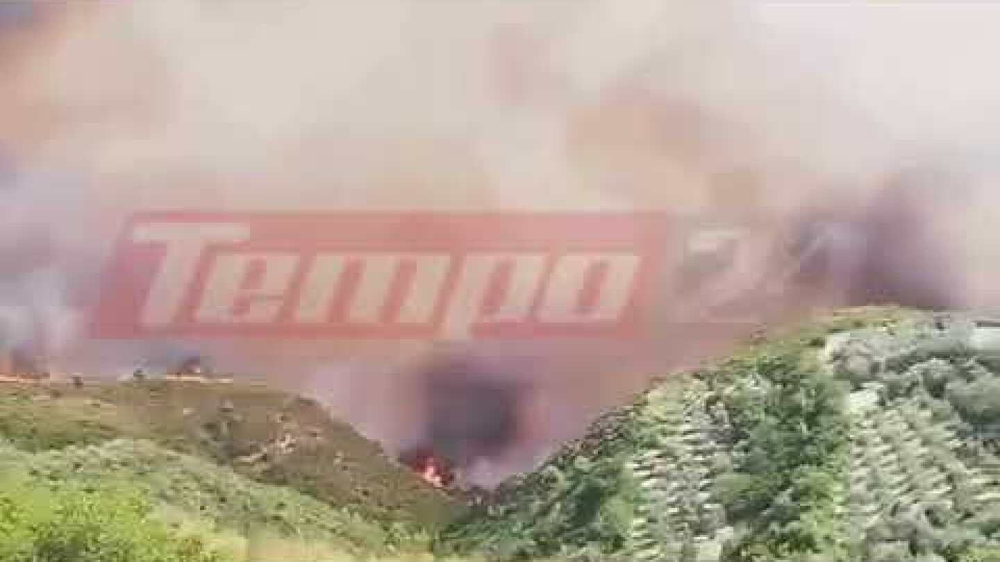 Ηλεία - Μαίνεται το πύρινο μέτωπο κατευθύνεται στον Λάλα