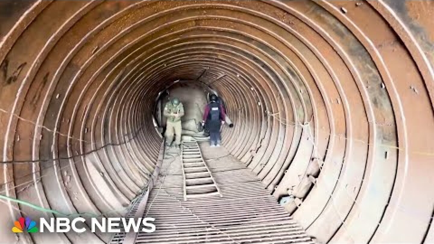 Inside the largest Hamas tunnel discovered by the Israeli military