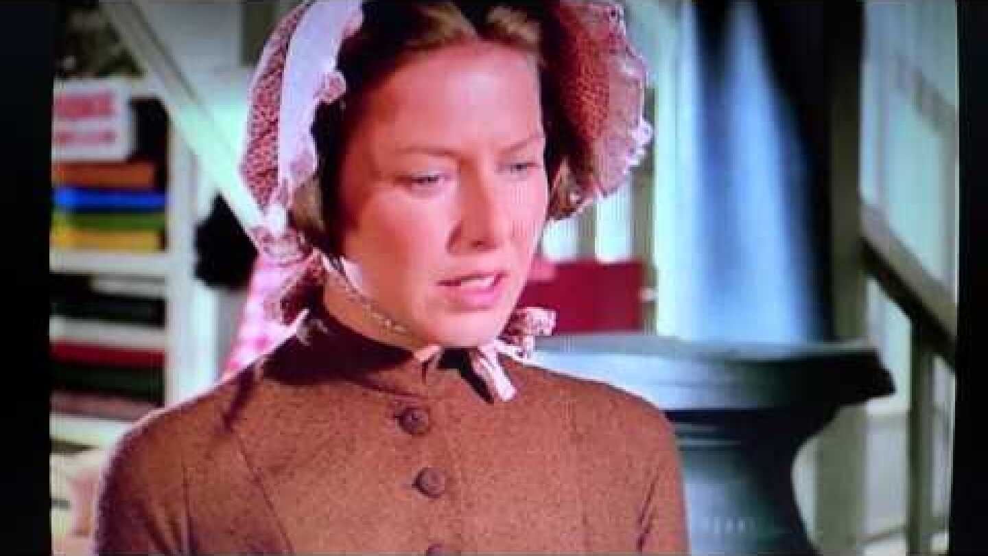 Caroline Ingalls meets Harriet Oleson for the 1st time