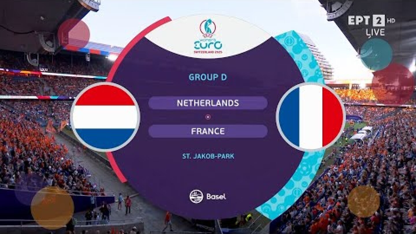 UEFA Women's Euro 2025 |   Γ' Όμιλος | 3η Αγωνιστική | Ολλανδία - Γαλλία | HIGHLIGHTS