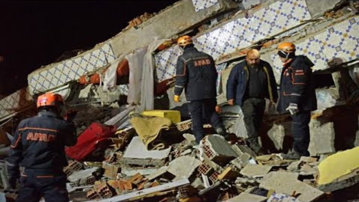Turkey earthquake 2020 6.8 magnitude Live Video| Eastern Turkey Heavy Damage By Earthquake