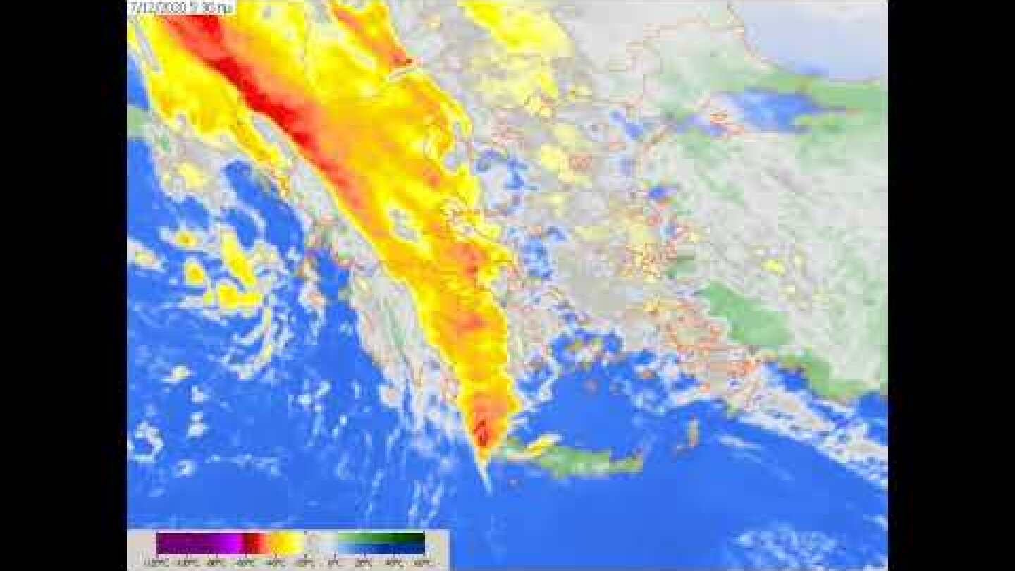 Meteo.gr: To ψυχρό μέτωπο της Δευτέρας 07/12