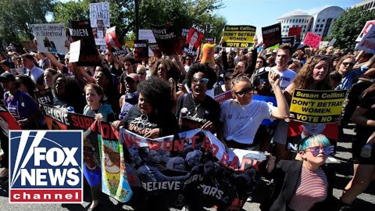 Anti-Kavanaugh protesters descend on Washington