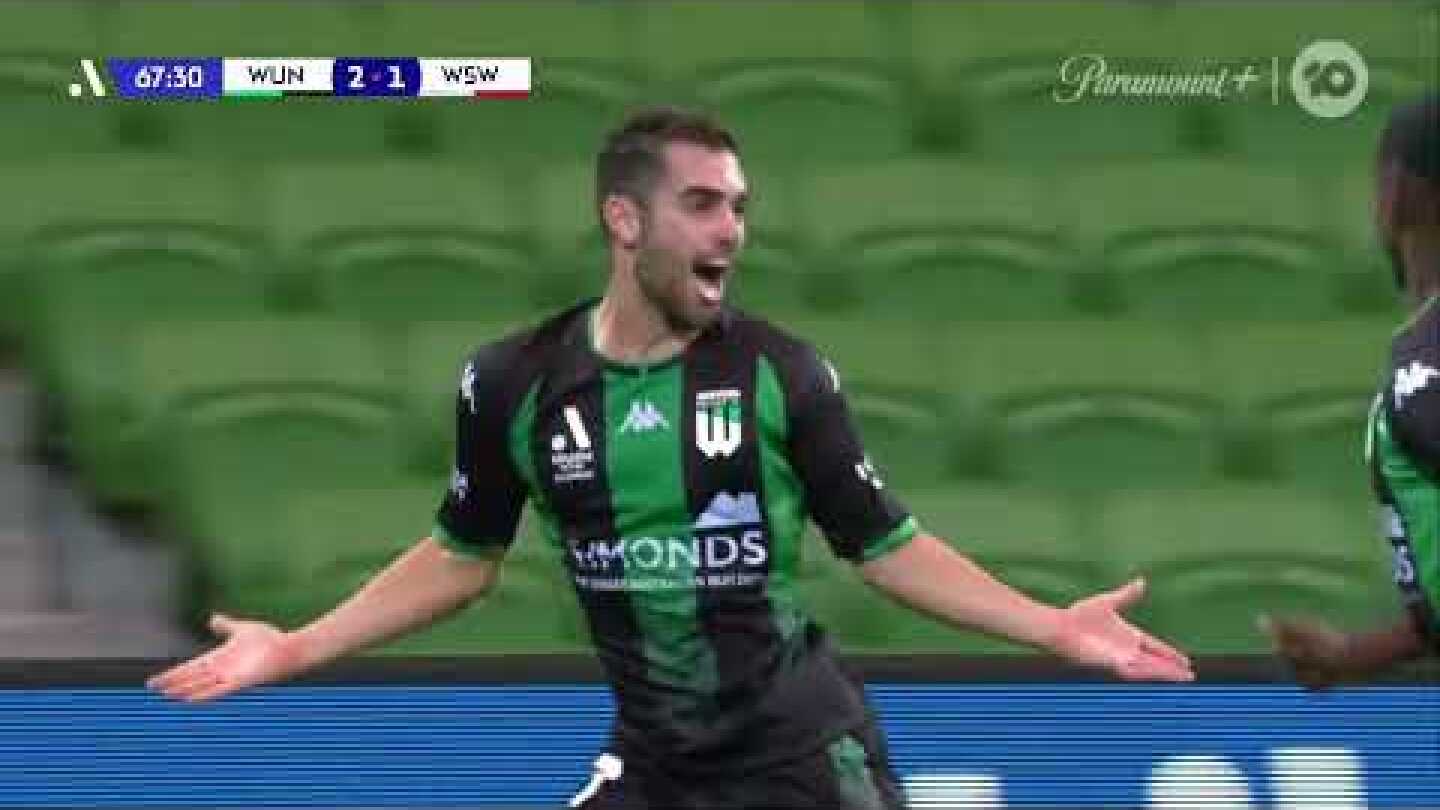Ben Garrucio scorpion goal | Western United Goal | Isuzu Ute A-League