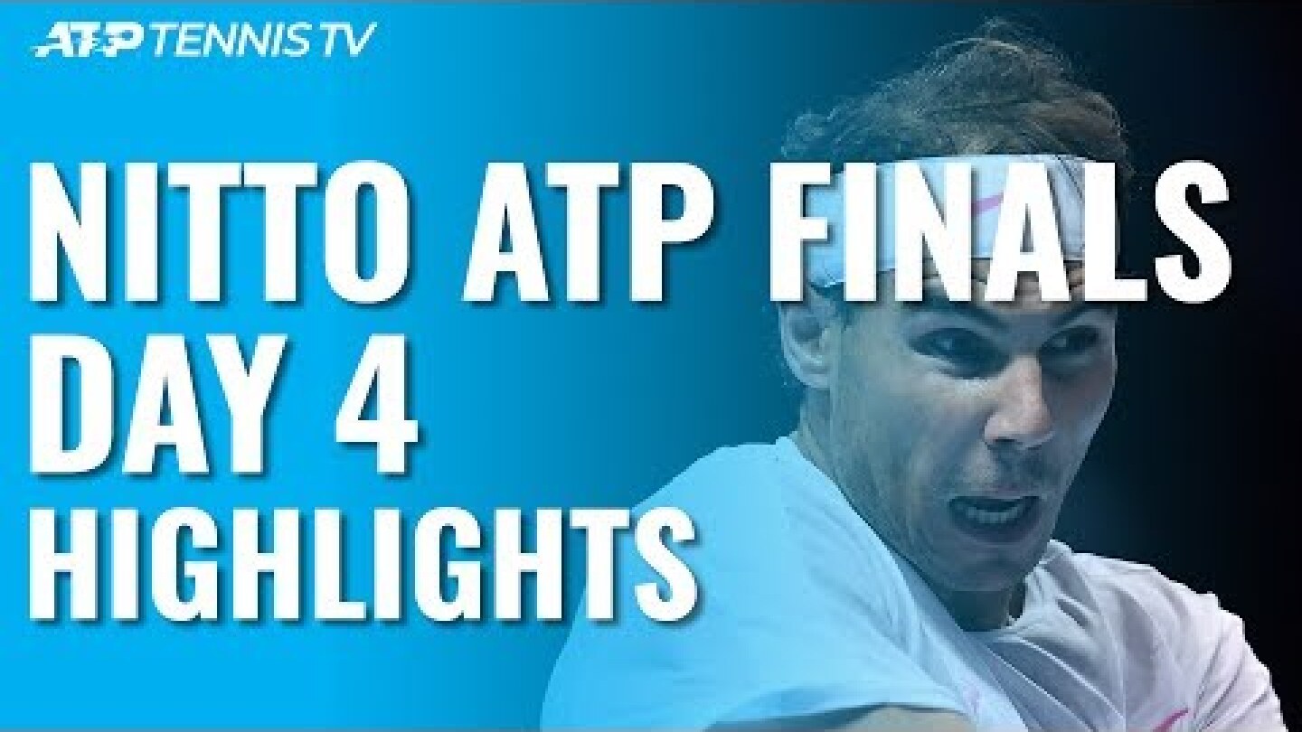 Nadal Fights Back To Defeat Medvedev; Tsitsipas Into Last Four | Nitto ATP Finals Day 4 Highlights