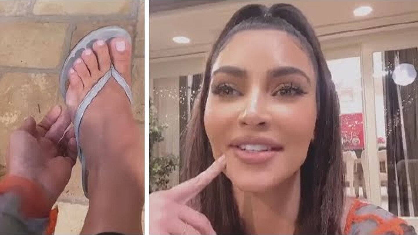 Kim Kardashian PROVES She Doesn’t Have 6 Toes